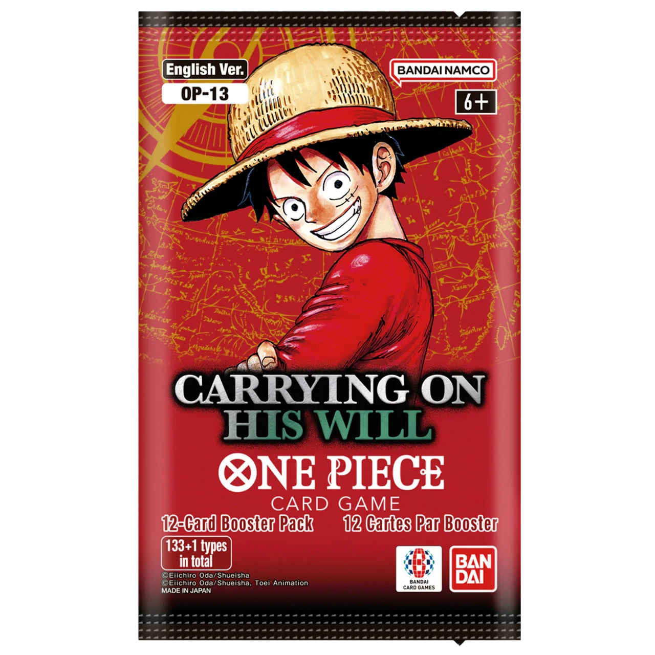 One Piece Card Game: Carrying On His Will Booster Pack (OP-13)