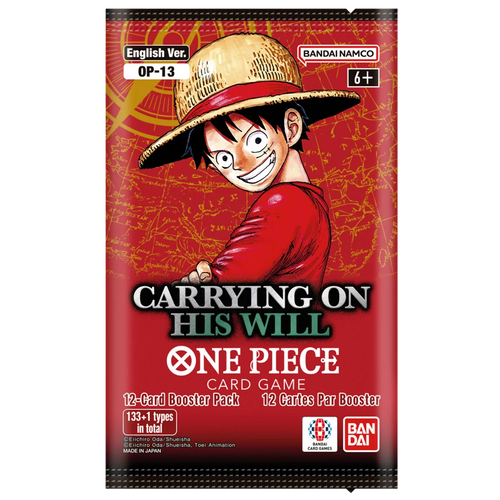 One Piece Card Game: Carrying On His Will Booster Pack (OP-13)