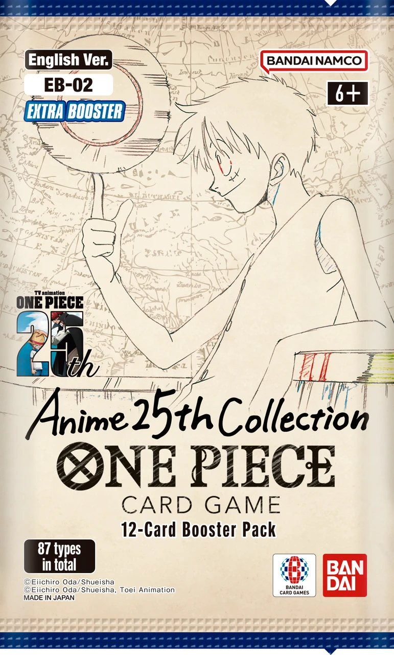 One Piece Card Game: Extra Booster - Anime 25th Collection Booster Pack (EB-02)